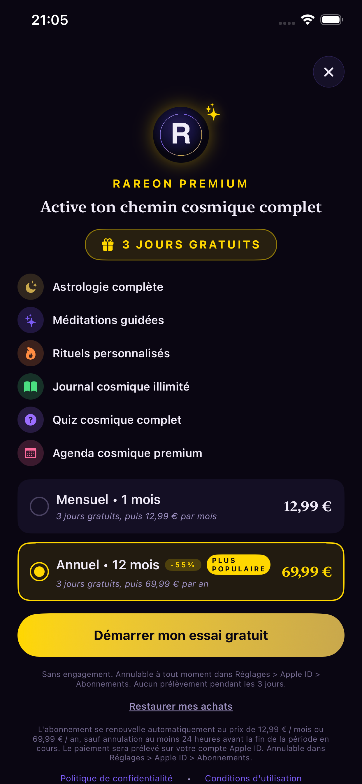 Premium RAREON